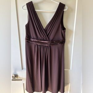 Chocolate brown dress from David’s bridal. Size 12. Worn once to a wedding